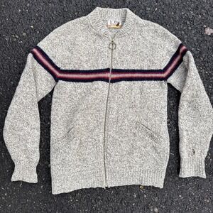 Vintage‎ Pendleton Lobo Sweater Virgin Wool Full Zip Men's Size L
